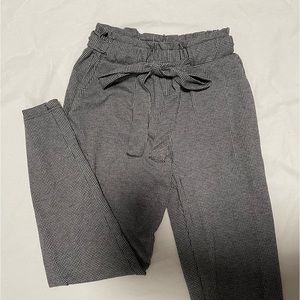 Houndstooth Pattern Dress Pants